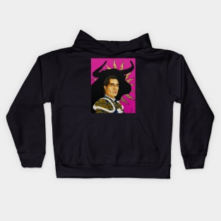 Portrait of a Bullfighter Kids Hoodie